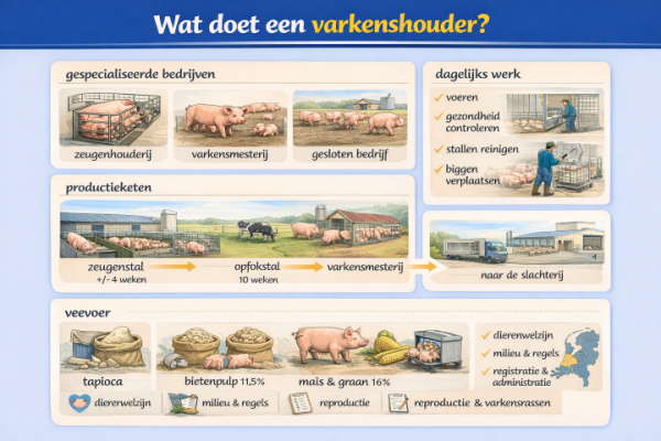 Alles over het beroep varkenshouder Wat doet een varkenshouder